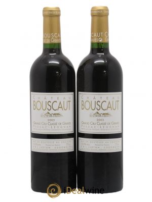 Château Bouscaut Cru Classé de Graves  2003 - Lot of 2 Bottles