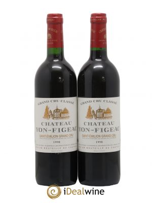 Château Yon Figeac Grand Cru Classé  1998 - Lot of 2 Bottles