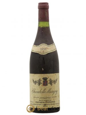 Chambolle-Musigny Chazans (no reserve) 1991 - Lot of 1 Bottle