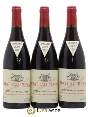 Châteauneuf-du-Pape Château Rayas Emmanuel Reynaud  2009 - Lot of 3 Bottles