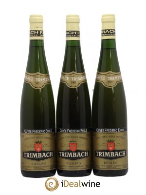 Riesling Cuvée Frédéric Emile Trimbach (Domaine)  2001 - Lot of 3 Bottles