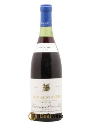Clos Saint-Denis Grand Cru Chanson (Domaine) 1973 - Lot of 1 Bottle