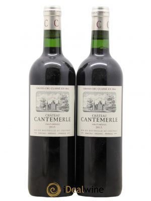 Château Cantemerle 5ème Grand Cru Classé  2013 - Lot of 2 Bottles
