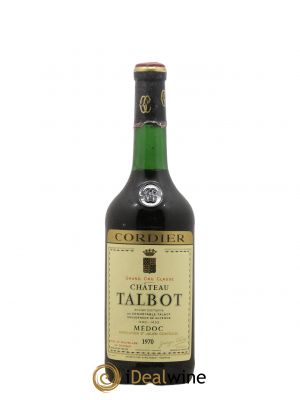 Château Talbot 4ème Grand Cru Classé  1970 - Lot of 1 Bottle