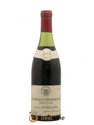 Chapelle-Chambertin Grand Cru Domaine Drouhin-Laroze  1971 - Lot de 1 Bouteille