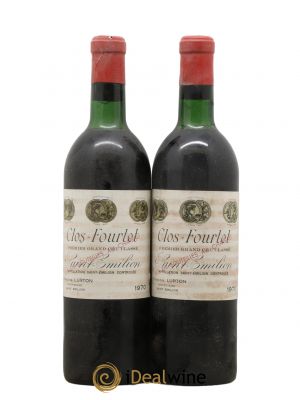 Clos Fourtet 1er Grand Cru Classé B  1970 - Lot of 2 Bottles