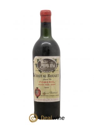 Château Rouget  1945 - Lot of 1 Bottle