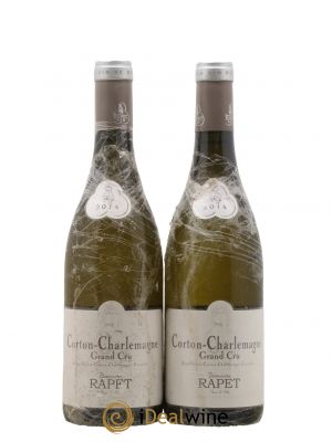 Corton-Charlemagne Grand Cru Rapet Père & Fils  2014 - Lot of 2 Bottles