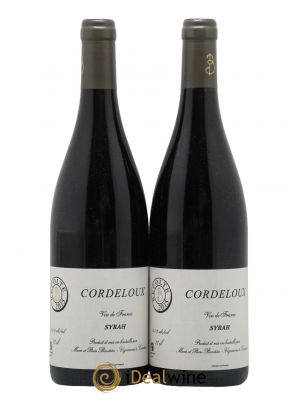 Vin de France Syrah Cordeloux Marie et Pierre Bénetière (Domaine) 2015 - Lot de 2 Bottles