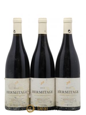 Hermitage Greffieux Bessards (capsule blanche) Bernard Faurie  2011 - Lot of 3 Bottles