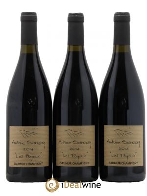 Saumur-Champigny Les Poyeux Antoine Sanzay  2014 - Lot of 3 Bottles