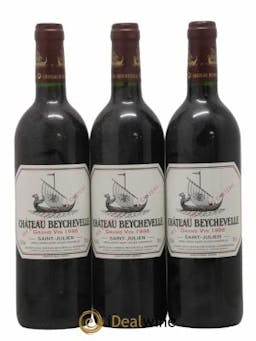 Château Beychevelle 4ème Grand Cru Classé  1998 - Lot of 3 Bottles