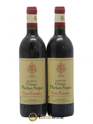 Château Phélan Ségur  1993 - Lot of 2 Bottles