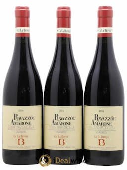 Amarone della Valpolicella DOC Ca La Bionda Vigneti di Ravazzol (no reserve) 2016 - Lot of 3 Bottles