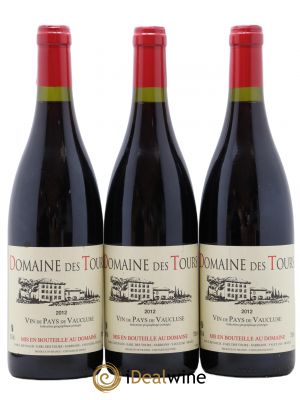 IGP Vaucluse (Vin de Pays de Vaucluse) Domaine des Tours Emmanuel Reynaud  2012 - Lot of 3 Bottles