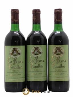 La Rose Pauillac (no reserve) 1989 - Lot of 3 Bottles