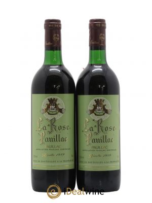 La Rose Pauillac (no reserve) 1989 - Lot of 2 Bottles