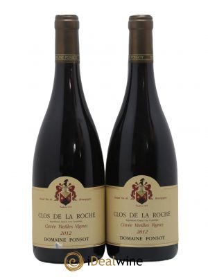 Clos de la Roche Grand Cru Vieilles Vignes Ponsot (Domaine)  2012 - Lot de 2 Bouteilles