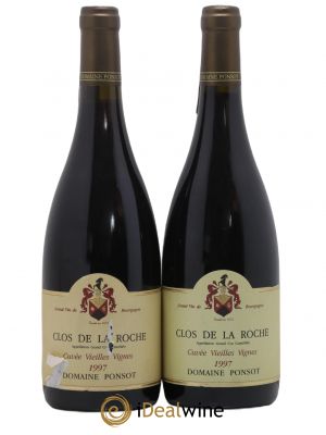 Clos de la Roche Grand Cru Vieilles Vignes Ponsot (Domaine)  1997 - Lot de 2 Bouteilles