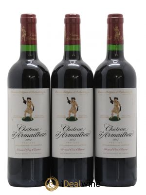 Château d'Armailhac - Mouton Baron(ne) Philippe 5ème Grand Cru Classé  2017 - Lot of 3 Bottles
