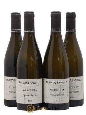 Mercurey Vieilles Vignes François Raquillet  2017 - Lot of 4 Bottles