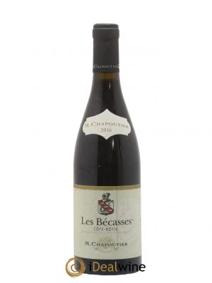 Côte-Rôtie Les Bécasses Chapoutier  2016 - Lot of 1 Bottle