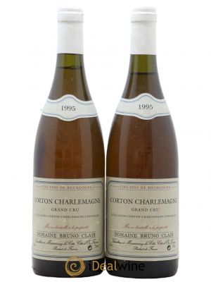 Corton-Charlemagne Grand Cru Bruno Clair (Domaine)  1995 - Lot of 2 Bottles