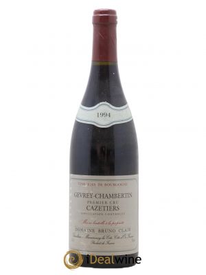 Gevrey-Chambertin 1er Cru Les Cazetiers Bruno Clair (Domaine)  1994 - Lot of 1 Bottle