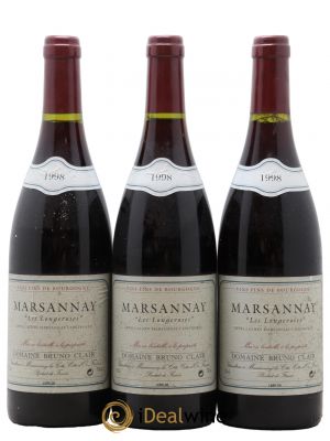 Marsannay Les Longeroies Bruno Clair (Domaine)  1998 - Lot of 3 Bottles