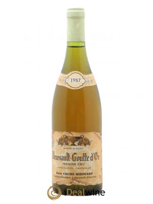 Meursault 1er Cru Goutte d'Or Coche-Bizouard  1987 - Lot of 1 Bottle