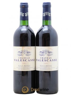 Château Malescasse Cru Bourgeois Exceptionnel (no reserve) 2003 - Lot of 2 Bottles