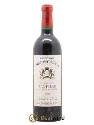Château Grand Puy Ducasse 5ème Grand Cru Classé  1989 - Lot of 1 Bottle