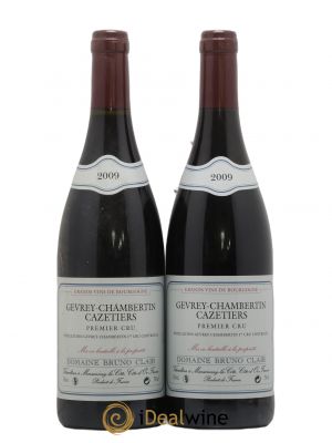 Gevrey-Chambertin 1er Cru Les Cazetiers Bruno Clair (Domaine)  2009 - Lot of 2 Bottles