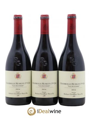 Chambolle-Musigny 1er Cru Les Sentiers Robert Groffier Père & Fils (Domaine)  2016 - Lot of 3 Bottles