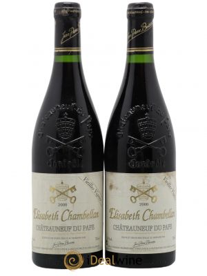 Châteauneuf-du-Pape Cuvée Vieilles Vignes Elisabeth Chambellan 2000 - Lot de 2 Bouteilles
