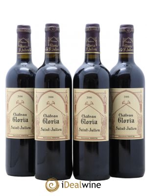 Château Gloria  2006 - Lot of 4 Bottles