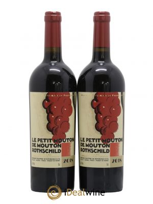 Petit Mouton Second Vin  2018 - Lot of 2 Bottles