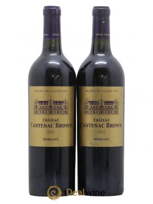 Château Cantenac Brown 3ème Grand Cru Classé  2012 - Lot of 2 Bottles