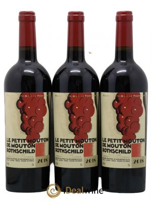 Petit Mouton Second Vin 2018 - Lot de 3 Bottles