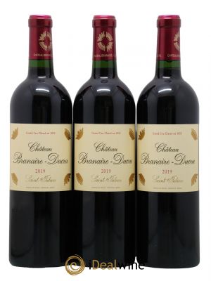 Château Branaire Ducru 4ème Grand Cru Classé  2019 - Lot of 3 Bottles