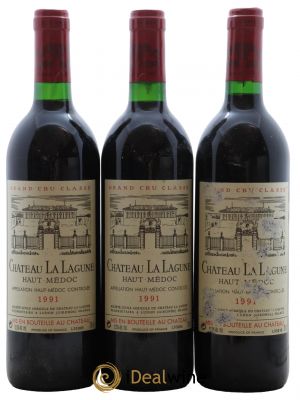 Château La Lagune 3ème Grand Cru Classé  1991 - Lot of 3 Bottles