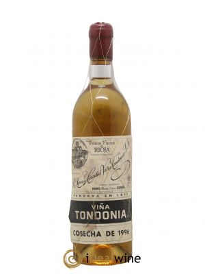 Rioja DOCa Gran Reserva Vina Tondonia R. Lopez de Heredia 1996 - Lot de 1 Bouteille