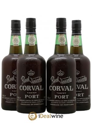 Porto Tawny Real Companhia velha Corval  - Lot de 4 Bouteilles