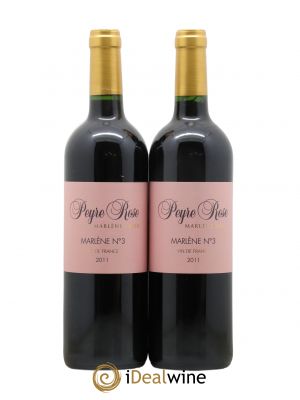 Vin de France (anciennement Coteaux du Languedoc) Peyre Rose Marlène n°3 Marlène Soria  2011 - Lot de 2 Bouteilles