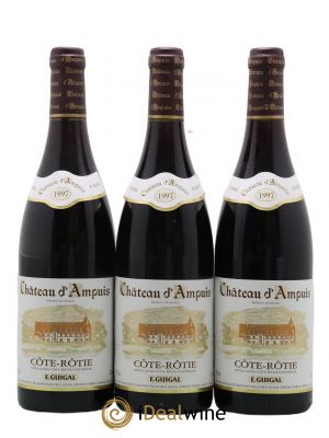 Côte-Rôtie Château d'Ampuis Guigal  1997 - Lot of 3 Bottles