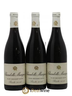 Chambolle-Musigny Marc Rougeot Dupin 2006 - Lot de 3 Bouteilles