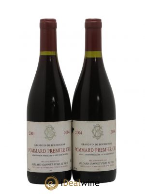 Pommard 1er Cru Billard Gonnet Pere Et Fils 2004 - Lot of 2 Bottles