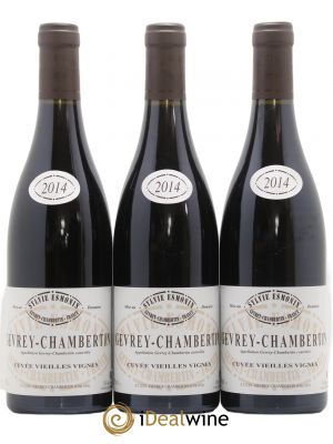 Gevrey-Chambertin Vieilles Vignes Sylvie Esmonin  2014 - Lot of 3 Bottles