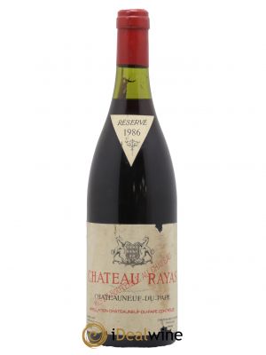 Châteauneuf-du-Pape Château Rayas Emmanuel Reynaud 1986 - Lot de 1 Bottle