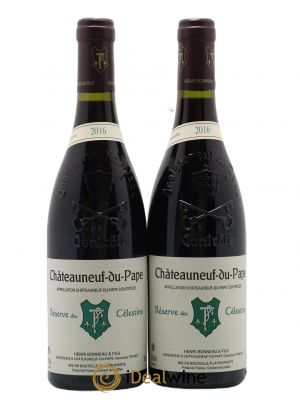 Châteauneuf-du-Pape Réserve des Célestins Henri Bonneau & Fils  2016 - Lot of 2 Bottles
